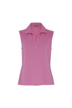 TK Maxx - Women - Pink Sleeveless Polo Top - &euro;17.99