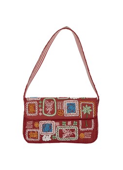 TK Maxx Embroided red handbag €54.99