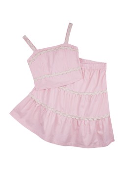 TK Maxx Kids pink skirt & top set £ ( RRP £)