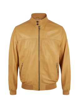 TK Maxx Men Yellow leather jacket €99.99