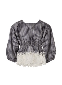 TK Maxx Women Black checkered top €54.99 ( RRP €129.99 )