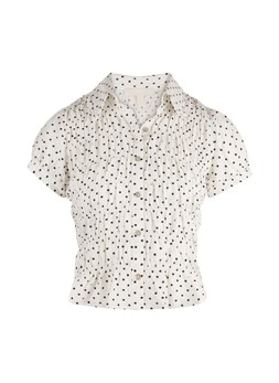 TK Maxx Women Black & white dots top €16.99
