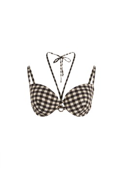 TK Maxx Women Black & white ginham bikini top €12.99 ( RRP €84.99)