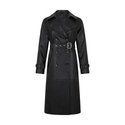 Black-faux-leather-coat-€59.99