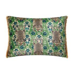 neoclassical greepatterncushionwithwhitetigers €24.99