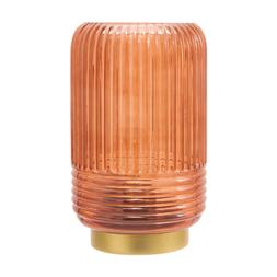 scandi pinkglasstablelamp €12.99