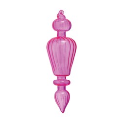 TK Maxx Colourful Set Of 3 Fuchsia Finial Glass Decoration €9.99