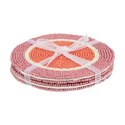 TK Maxx Colourful Set Of 4 Beaded Coasters €12.99