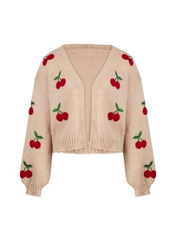 TK Maxx Cream & cherry cardigan €39.99