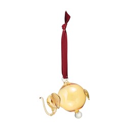 TK Maxx Jungle gold Elephant Glass Bauble €8.99