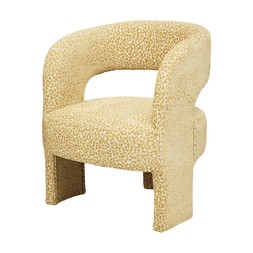 TK Maxx Jungle gold Tone & Cream Leopard Patter Chair €249.99
