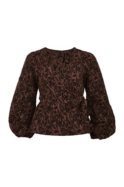TK Maxx - Women - brown & black blouse &euro;19.99 (RRP &euro;55.00)