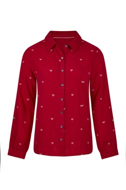 TK Maxx Women's red shirt with pink hearts €36.99