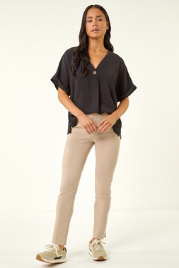 Roman Petite Stone Bengaline Stretch Trouser