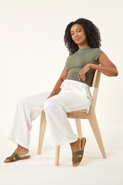 Roman Petite Pull On Woven Trouser