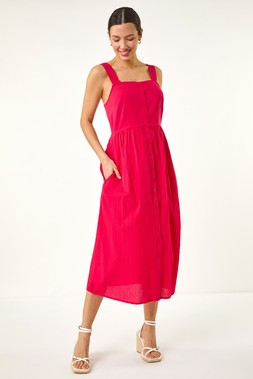 Roman Seer Sucker Sundress