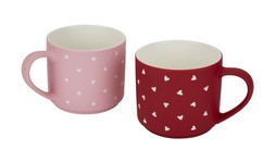 TK Maxx - pink & red mugs &pound;7.99 (RRP &pound;XX)