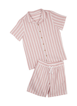 TK Maxx Kids pink stripes shirt & shorts £12.99 ( RRP £36.99)