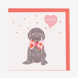 Tk Maxx Labrador Valentines Card £1.99 Rrp £3.99