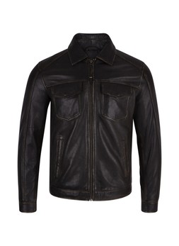 TK Maxx Men black leather jacket £99.99 ( RRP £229.00)