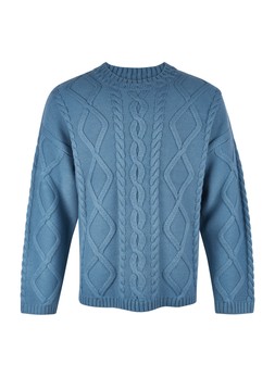 TK Maxx Men blue cable jumper £39.99 (RRP £)