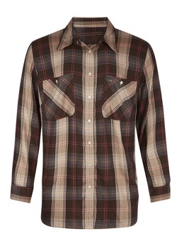 TK Maxx Men brown checked shirt £54.00 ( RRP £159.00)
