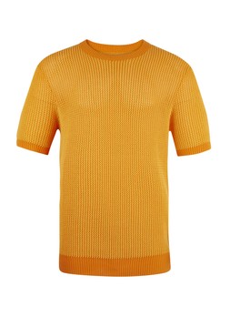 TK Maxx Men Gold Label orange knitted top £99.99 ( RRP £295.00)
