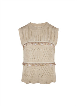 TK Maxx Women cream top with shells £19.99 ( RRP £)