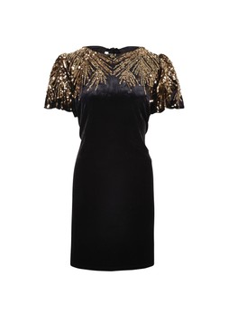 TK Maxx Women gold sequin & black dress £29.99 (RRP £95.00)