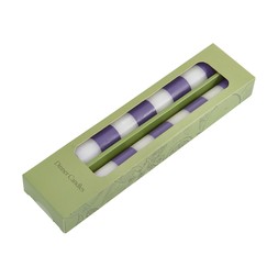 Beetlejuice Purple And White Stripe Candlesticks £6.99