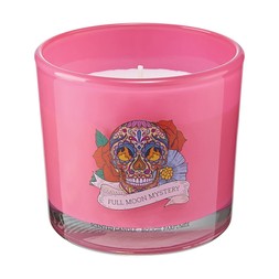 Colourful FridaKahloScentedCandlPink £4.99