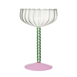 Colourful PinkBaseCoupeGlass £4.99
