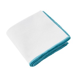 Colourful White Napkin With Blue Trim Set Of 4 £2.49