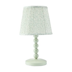 Scandi DuckEggTableLampPleatedShade £24.99