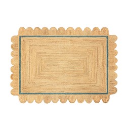 Scandi ScallopedEdgeYuteRug £99.99