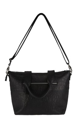 TK Maxx - black leather bag &pound;44.99 (RRP &pound;XX)
