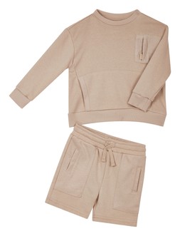 TK Maxx Kids cream short & jumper set £7.99