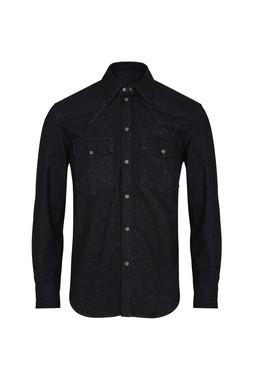 TK Maxx Men Black Denim Shirt £39.99 (RRP £200) 18001