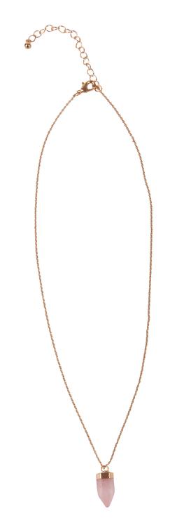 TK Maxx pink quartz necklace £9.99 RRP £19.99