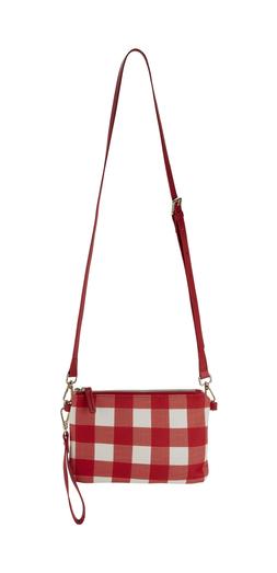 TK Maxx - red gingham bag &pound;16.99 (RRP &pound;XX)