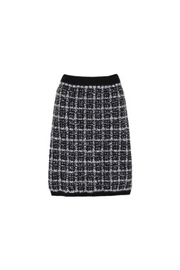 TK Maxx Women Black And White Wool Skirt £24.99 (RRP £64.99) 18087