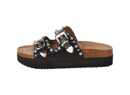 TK Maxx Women black & blue studs sandals £14.99 (RRP £)