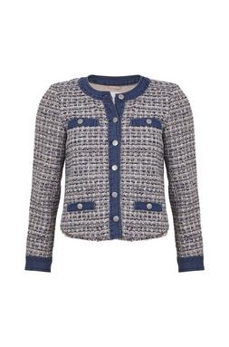 TK Maxx - Women - blue tweed jacket &pound;39.99 (RRP &pound;XX)