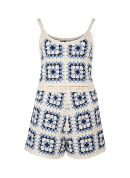 TK Maxx Women blue & white crochet set £19.99 (RRP £)