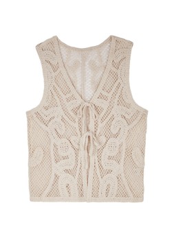 TK Maxx Women cream crochet top £16.99 (RRP £)