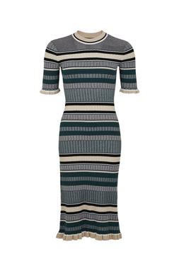 TK Maxx - Women - green stripes dress &pound;49.99 (RRP &pound;180.00)