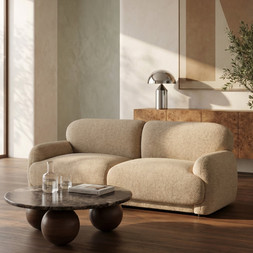 Cloud 2 Seater Sofa | Speckled Latte Boucle