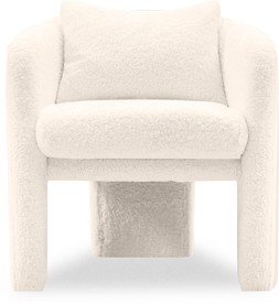 Robyn Armchair, Ivory White Boucle