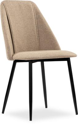 Marco Dining Chair, Latte Sustainable Fabric