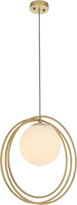 Altra Circle Pendant Light, Brass